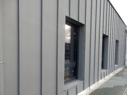 bardage zinc
